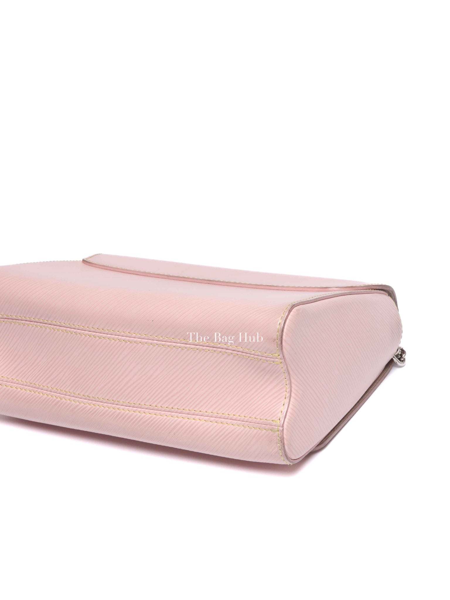 Louis Vuitton Rose Ballerine Epi Leather Twist MM Bag SHW