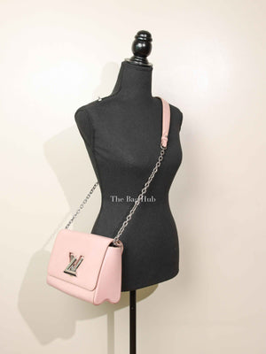 Louis Vuitton Rose Ballerine Epi Leather Twist MM Bag SHW