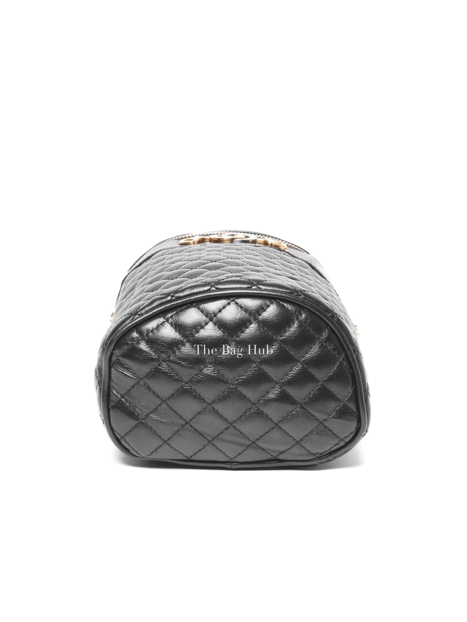 Gucci Black Calfskin Trapuntata Zumi Belt Bag