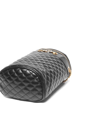 Gucci Black Calfskin Trapuntata Zumi Belt Bag