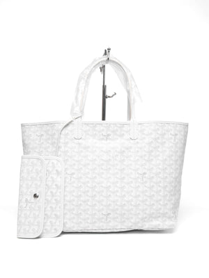 Goyard White Canvas St. Louis PM Bag
