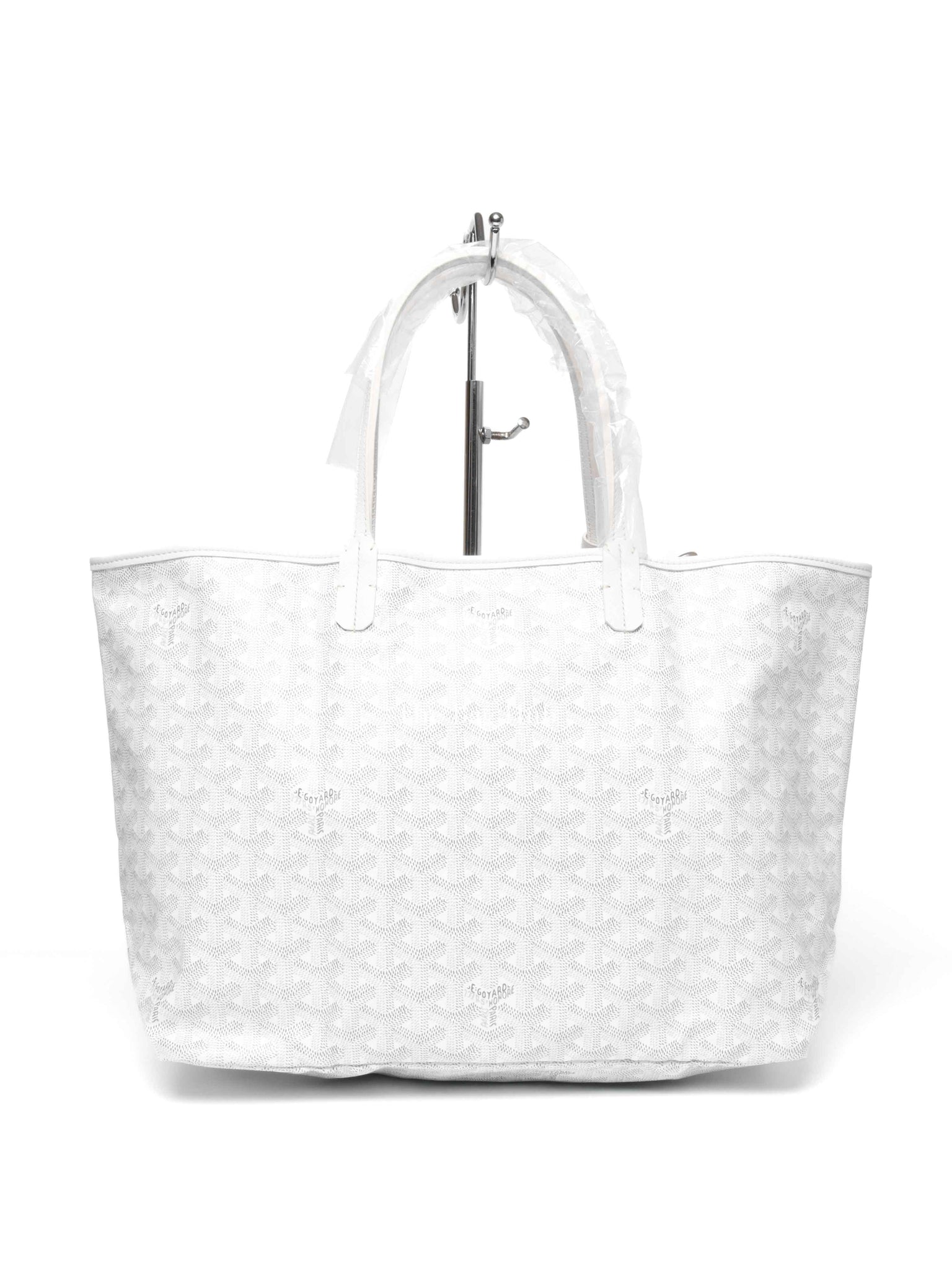 Goyard White Canvas St. Louis PM Bag