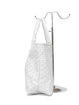Goyard White Canvas St. Louis PM Bag