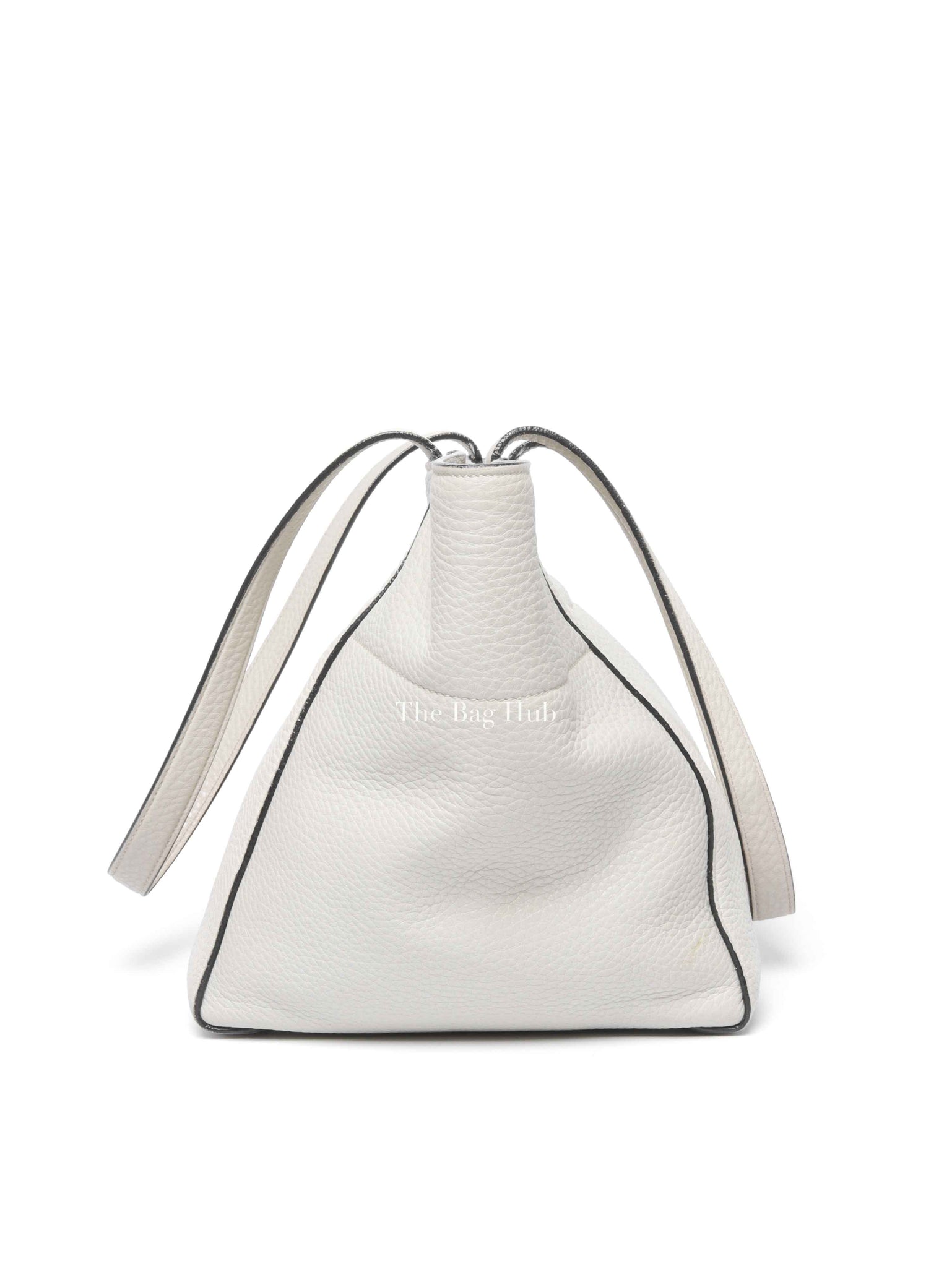 Prada Ghiaccio Vitello Daino Shopper Tote Bag BR5092