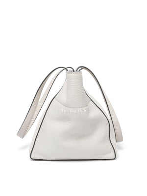 Prada Ghiaccio Vitello Daino Shopper Tote Bag BR5092