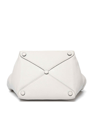 Prada Ghiaccio Vitello Daino Shopper Tote Bag BR5092