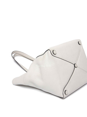 Prada Ghiaccio Vitello Daino Shopper Tote Bag BR5092