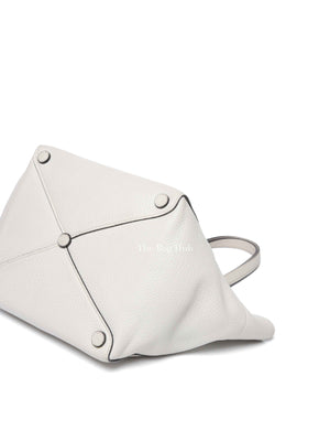 Prada Ghiaccio Vitello Daino Shopper Tote Bag BR5092