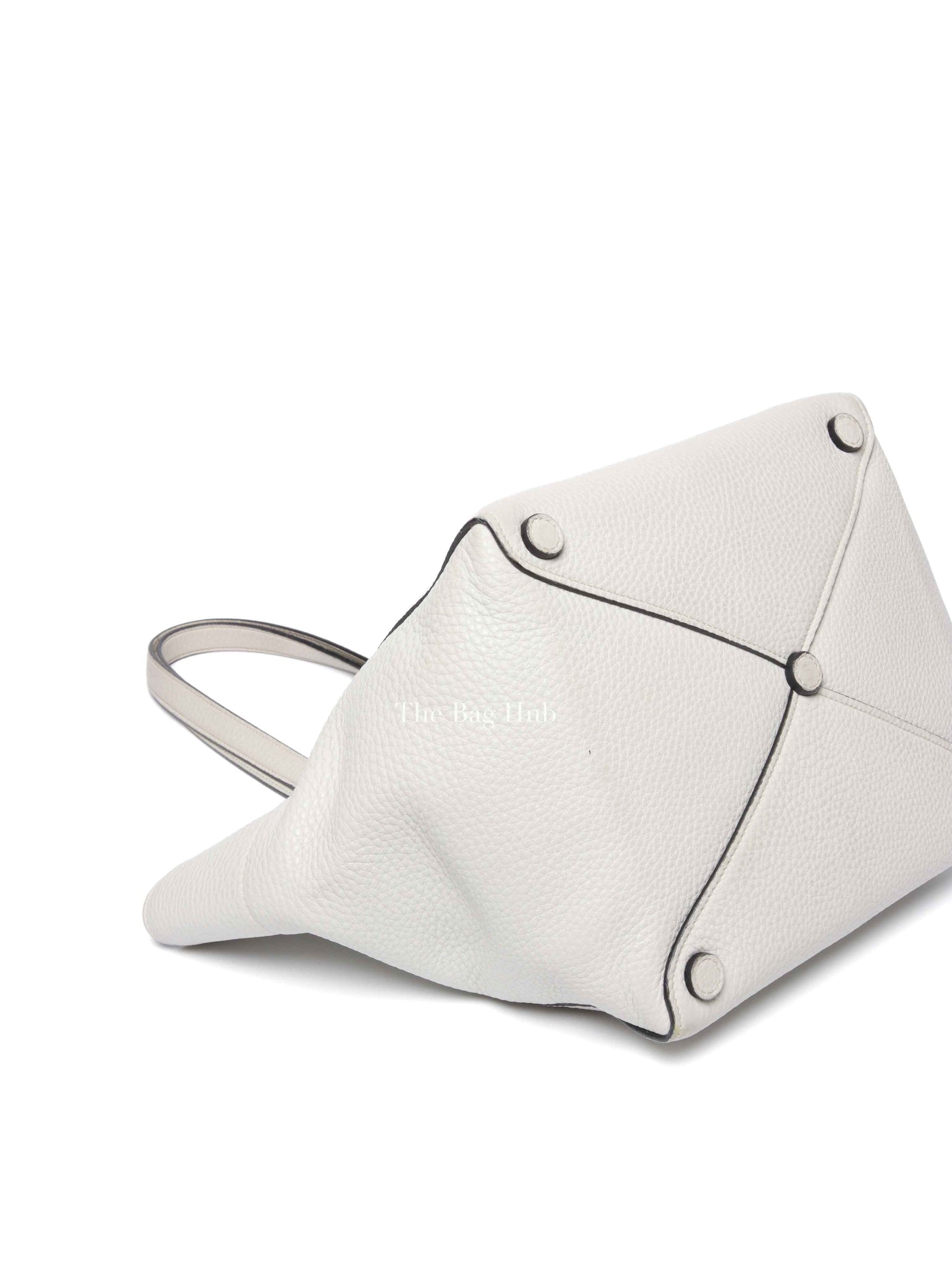 Prada Ghiaccio Vitello Daino Shopper Tote Bag BR5092