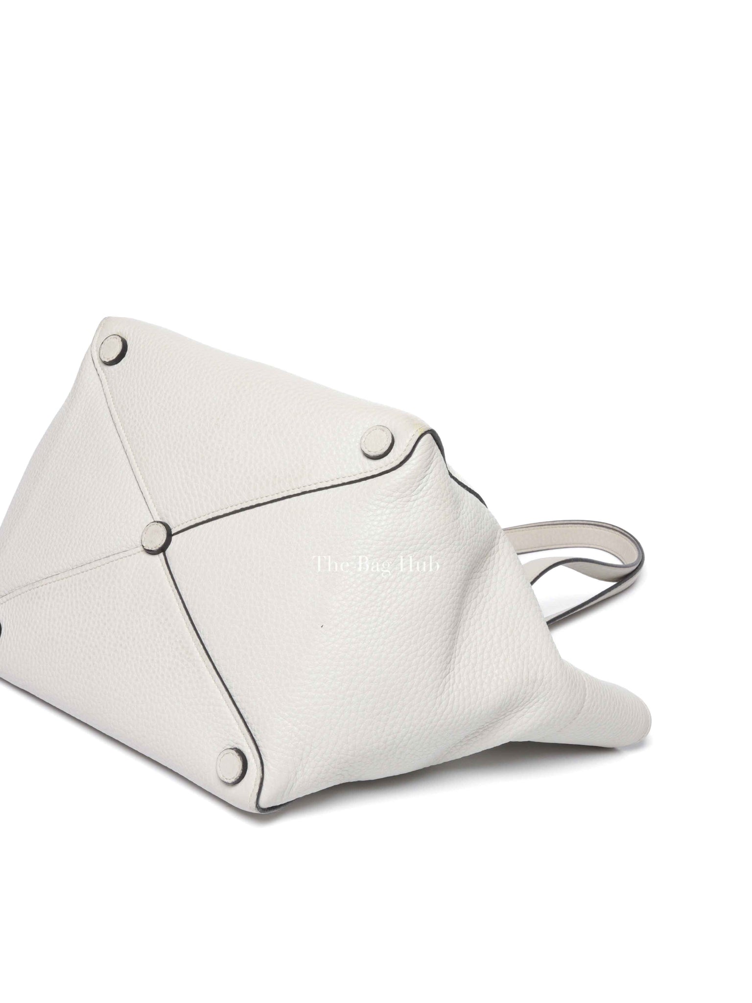 Prada Ghiaccio Vitello Daino Shopper Tote Bag BR5092