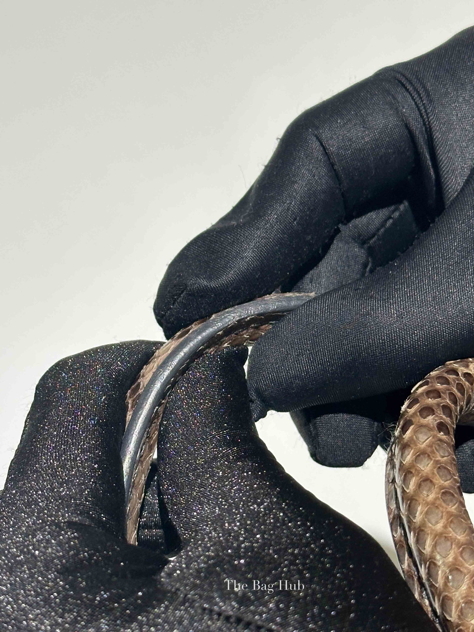 Louis Vuitton Ostrich and Python Monogram Leather Canvas Limited Edition Majestueux MM Bag