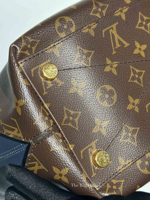 Louis Vuitton Ostrich and Python Monogram Leather Canvas Limited Edition Majestueux MM Bag