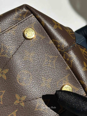 Louis Vuitton Ostrich and Python Monogram Leather Canvas Limited Edition Majestueux MM Bag