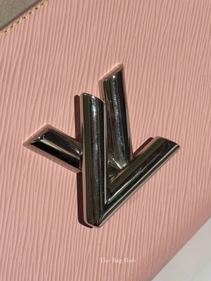 Louis Vuitton Rose Ballerine Epi Leather Twist MM Bag SHW