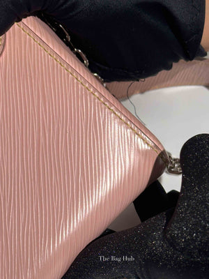 Louis Vuitton Rose Ballerine Epi Leather Twist MM Bag SHW