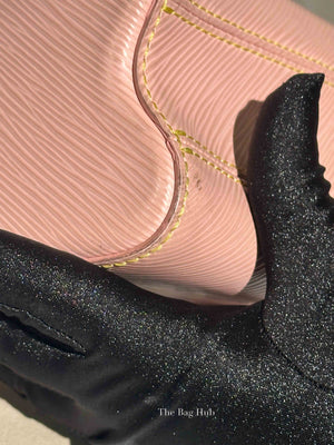 Louis Vuitton Rose Ballerine Epi Leather Twist MM Bag SHW