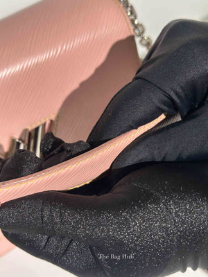 Louis Vuitton Rose Ballerine Epi Leather Twist MM Bag SHW