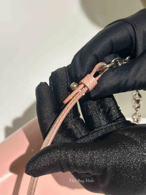 Louis Vuitton Rose Ballerine Epi Leather Twist MM Bag SHW