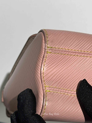 Louis Vuitton Rose Ballerine Epi Leather Twist MM Bag SHW