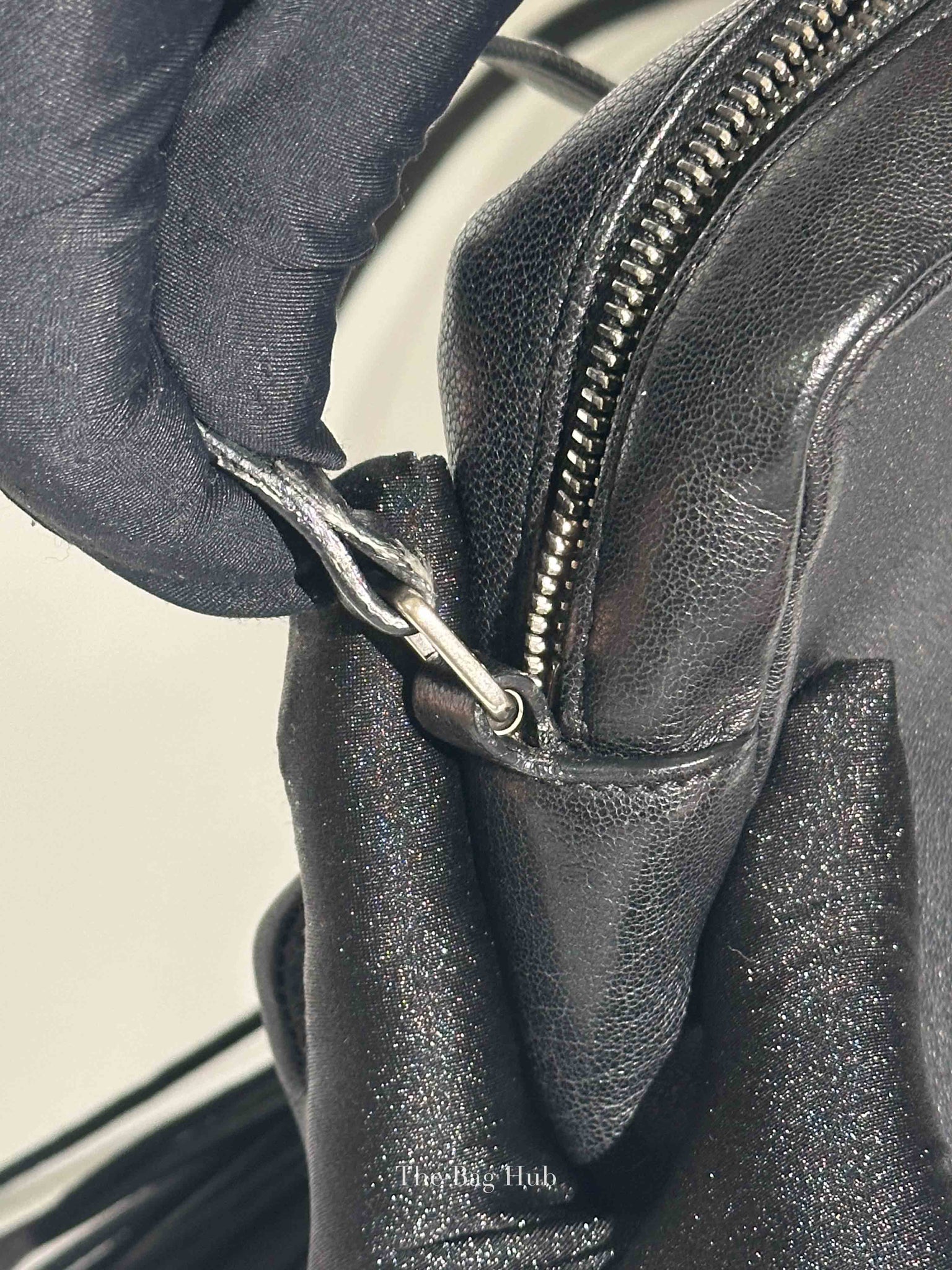 Saint Laurent Black Leather Lou Camera Crossbody Bag