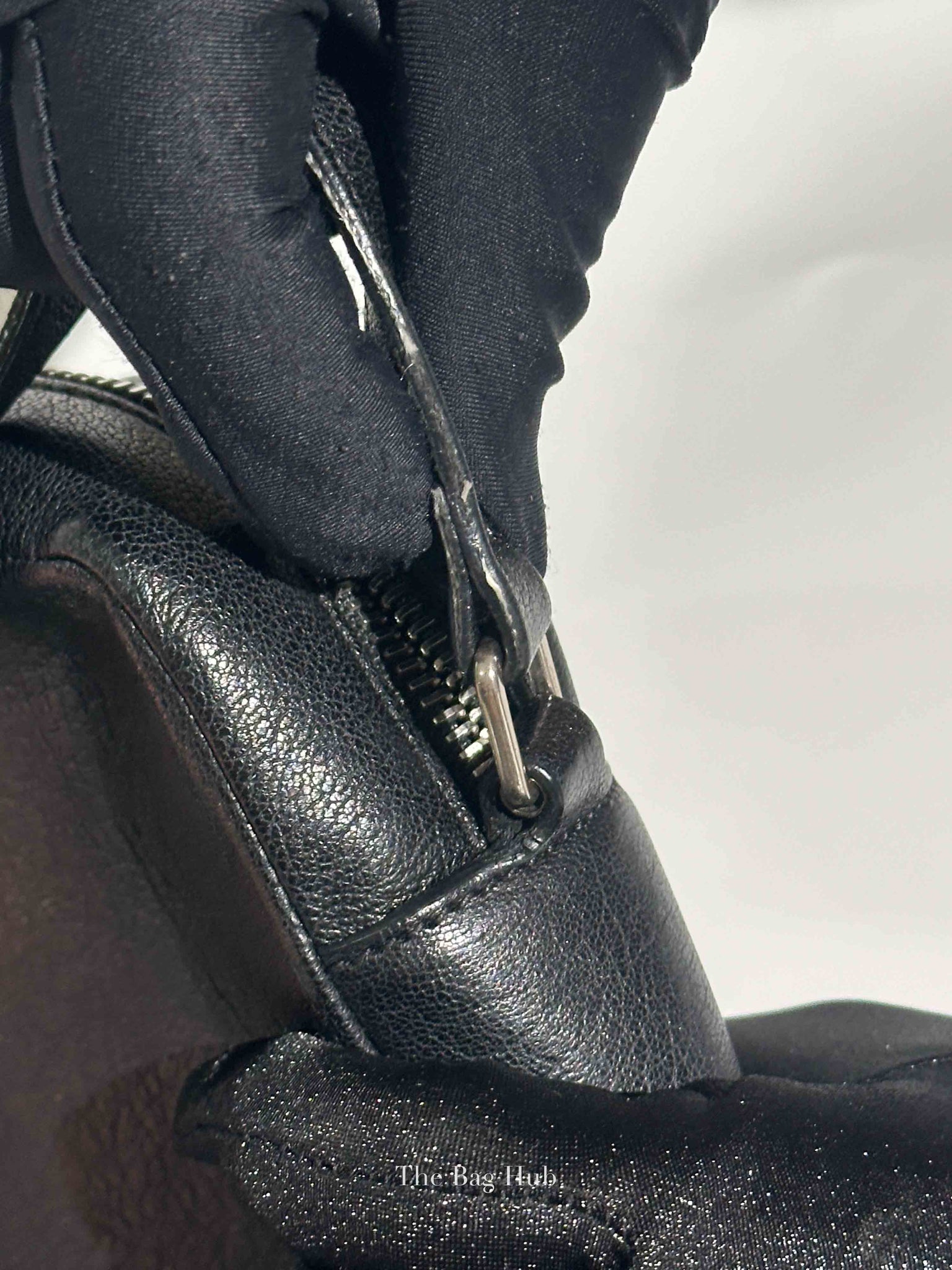 Saint Laurent Black Leather Lou Camera Crossbody Bag