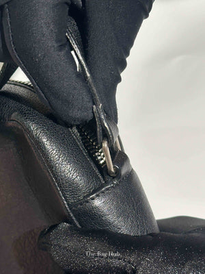 Saint Laurent Black Leather Lou Camera Crossbody Bag