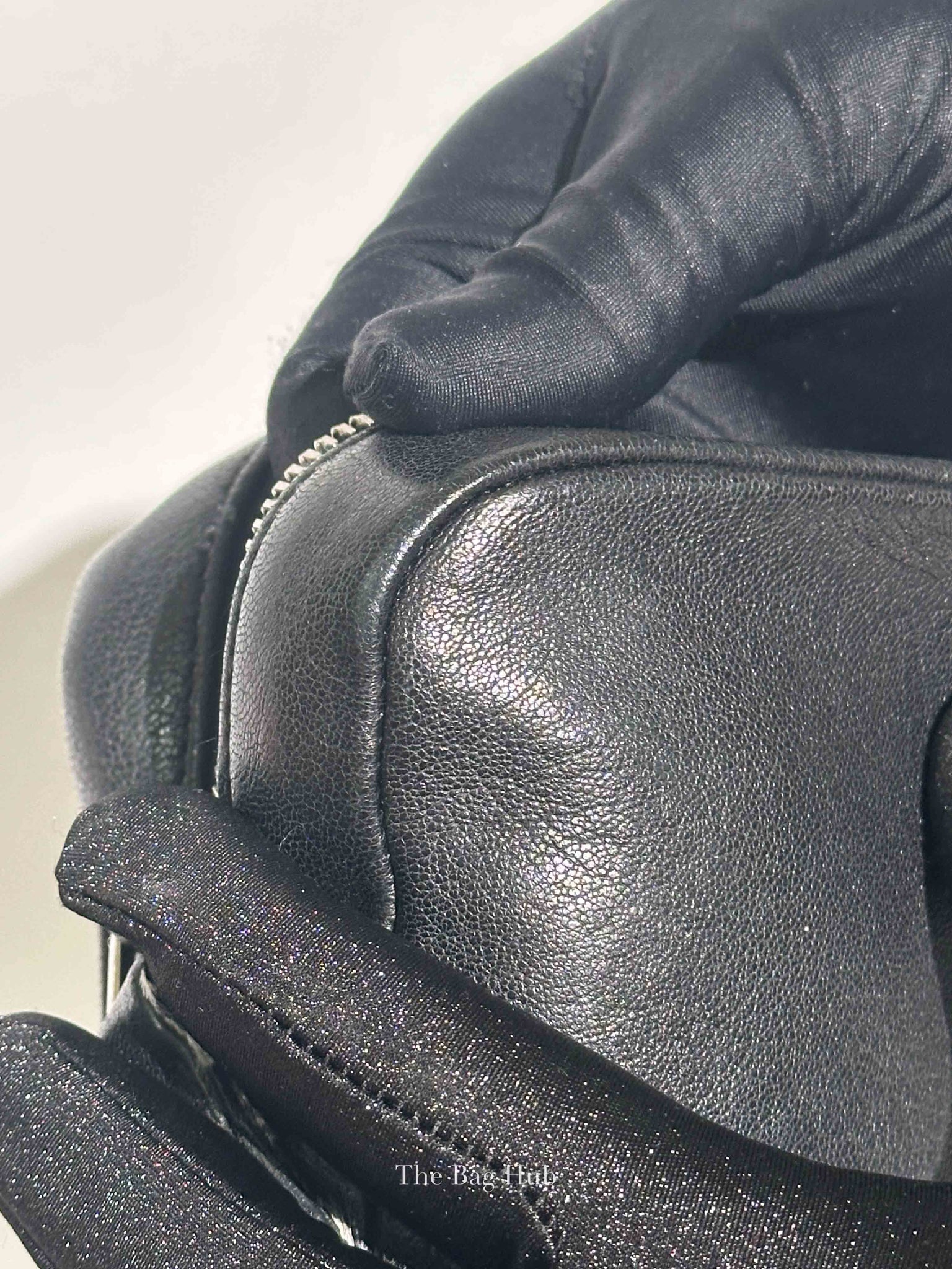 Saint Laurent Black Leather Lou Camera Crossbody Bag