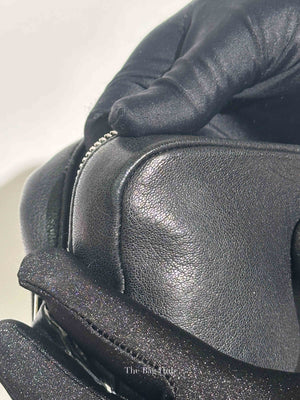Saint Laurent Black Leather Lou Camera Crossbody Bag