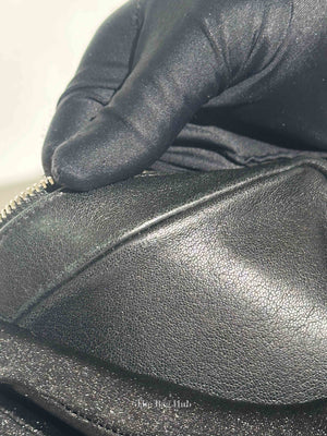 Saint Laurent Black Leather Lou Camera Crossbody Bag