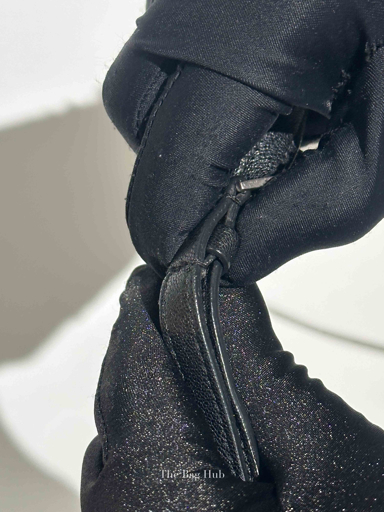 Saint Laurent Black Leather Lou Camera Crossbody Bag