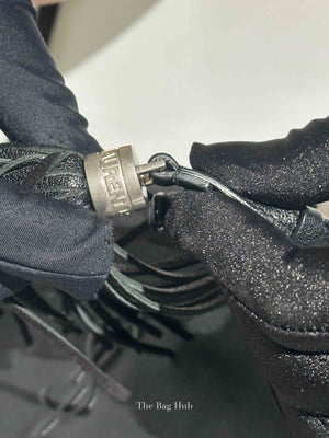Saint Laurent Black Leather Lou Camera Crossbody Bag