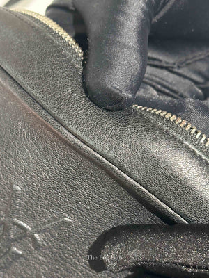 Saint Laurent Black Leather Lou Camera Crossbody Bag