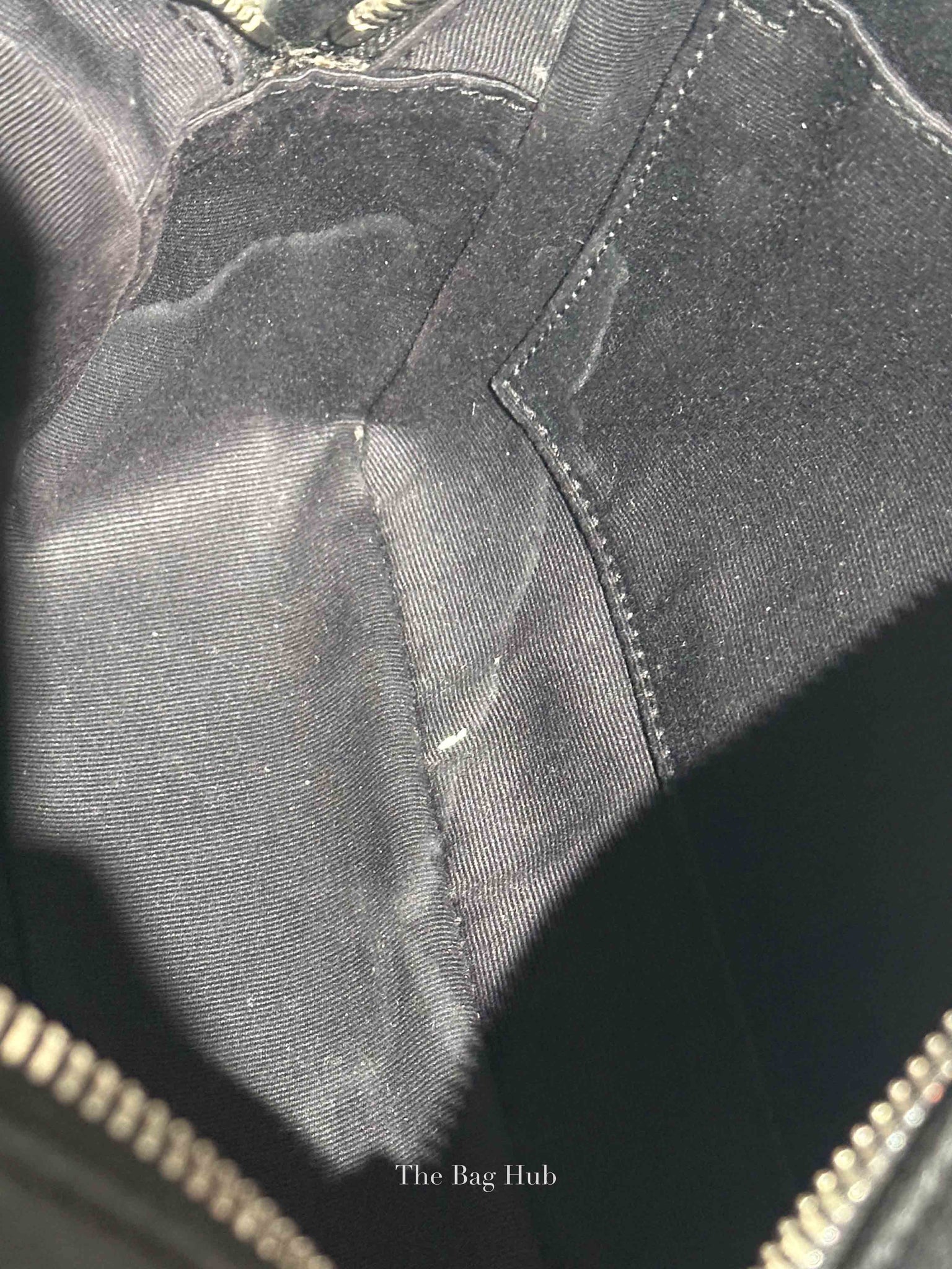 Saint Laurent Black Leather Lou Camera Crossbody Bag
