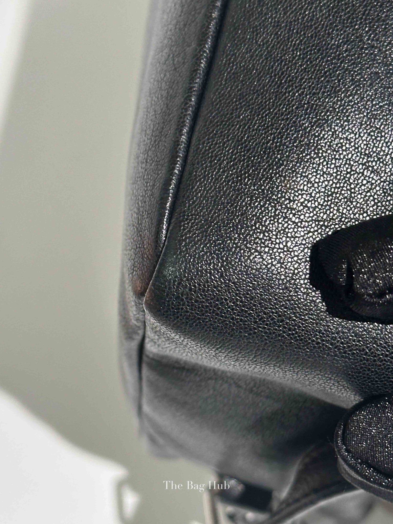 Saint Laurent Black Leather Lou Camera Crossbody Bag