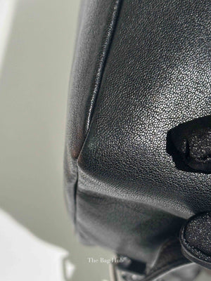 Saint Laurent Black Leather Lou Camera Crossbody Bag
