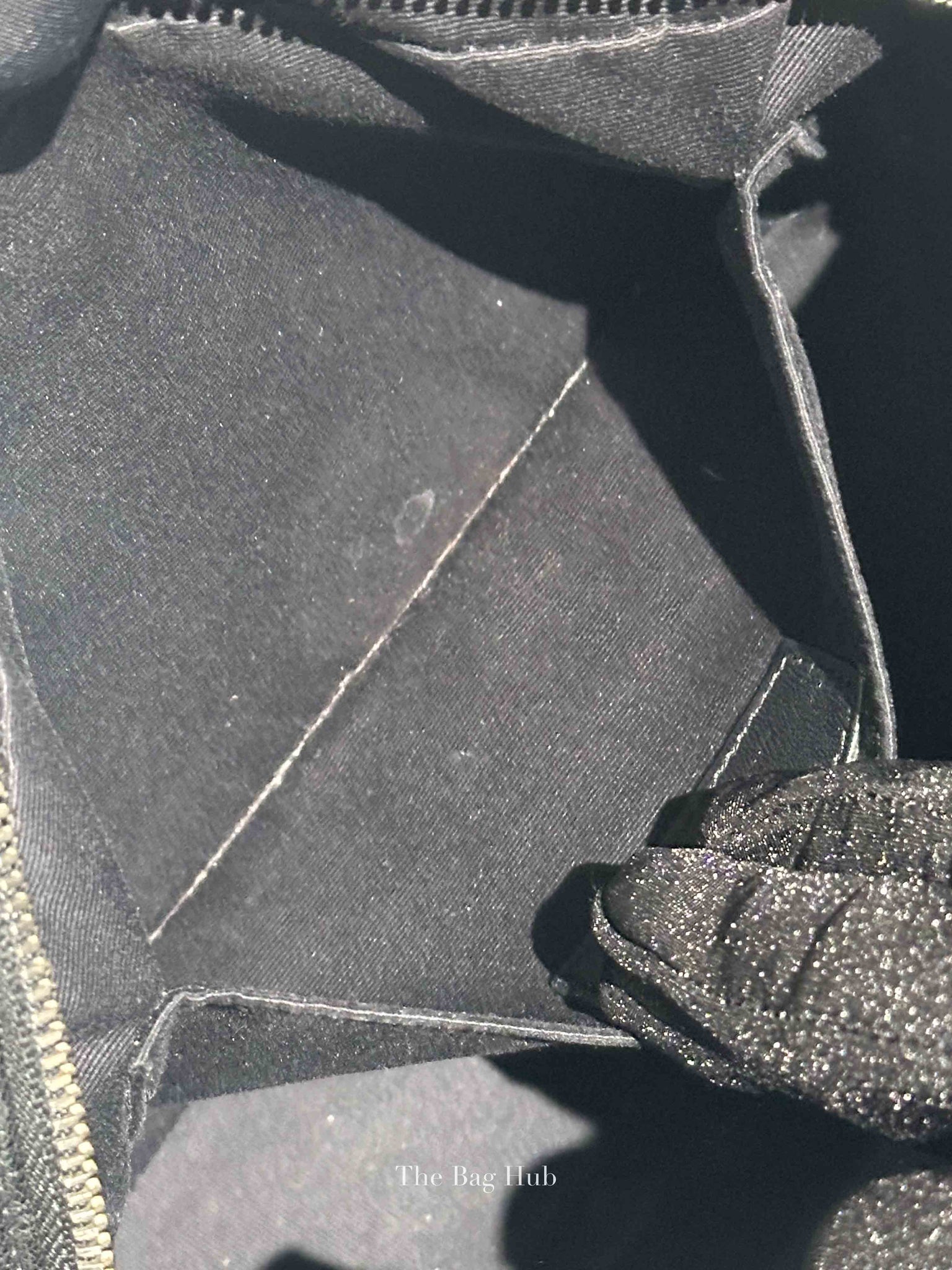 Saint Laurent Black Leather Lou Camera Crossbody Bag