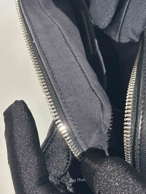 Saint Laurent Black Leather Lou Camera Crossbody Bag