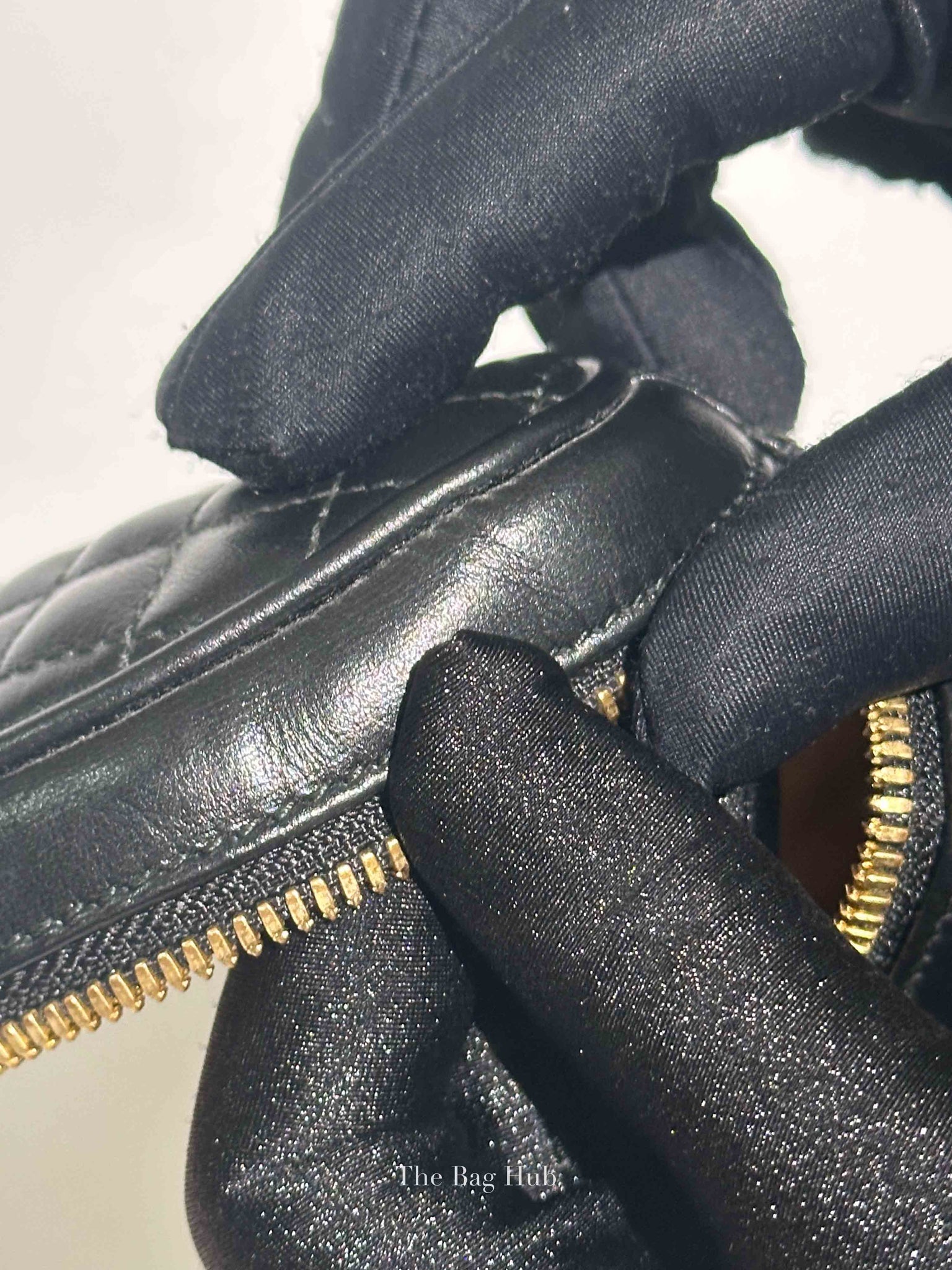 Gucci Black Calfskin Trapuntata Zumi Belt Bag