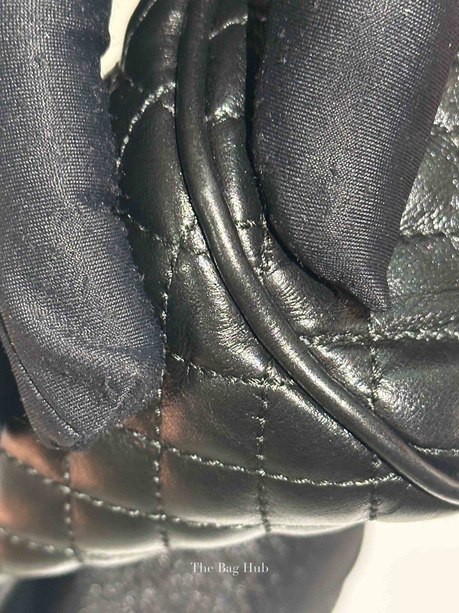Gucci Black Calfskin Trapuntata Zumi Belt Bag