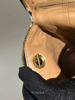 Gucci Black Calfskin Trapuntata Zumi Belt Bag
