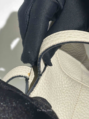 Prada Ghiaccio Vitello Daino Shopper Tote Bag BR5092