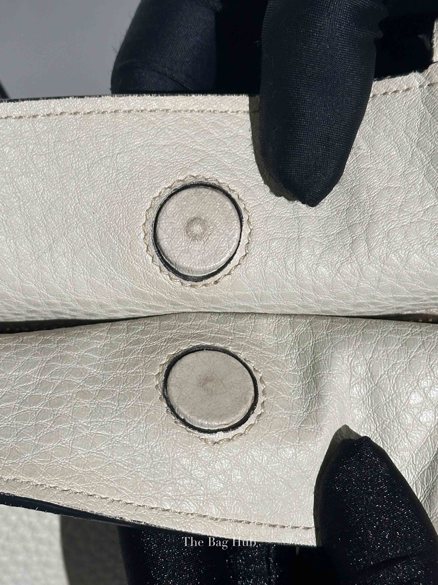 Prada Ghiaccio Vitello Daino Shopper Tote Bag BR5092