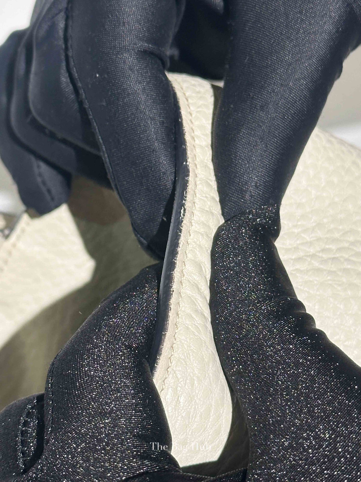 Prada Ghiaccio Vitello Daino Shopper Tote Bag BR5092