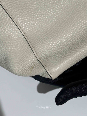 Prada Ghiaccio Vitello Daino Shopper Tote Bag BR5092