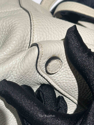 Prada Ghiaccio Vitello Daino Shopper Tote Bag BR5092