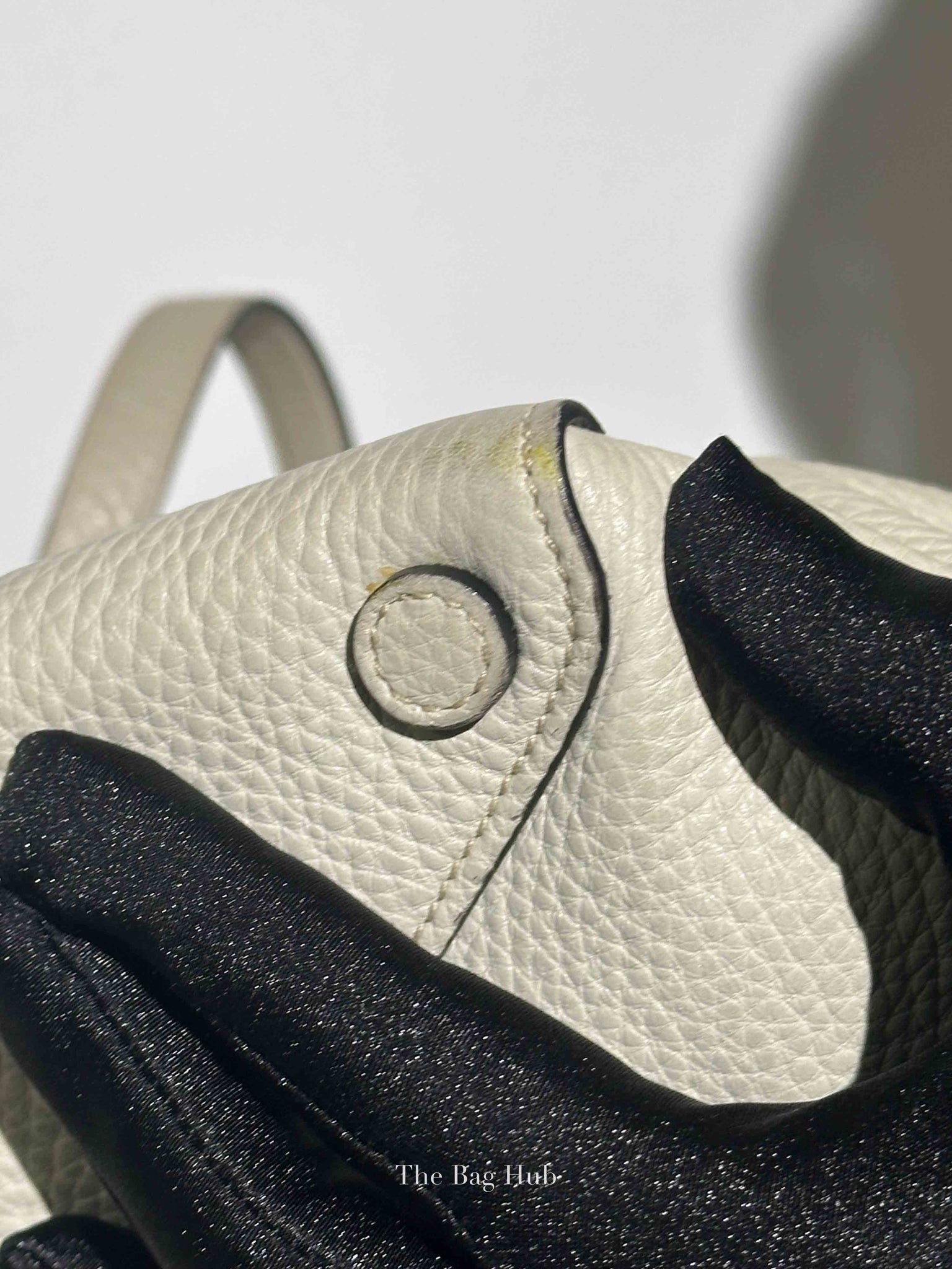 Prada Ghiaccio Vitello Daino Shopper Tote Bag BR5092