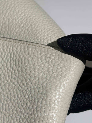 Prada Ghiaccio Vitello Daino Shopper Tote Bag BR5092