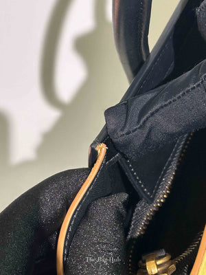 Celine Tri-Color Drummed Calfskin/Suede Micro Luggage Bag
