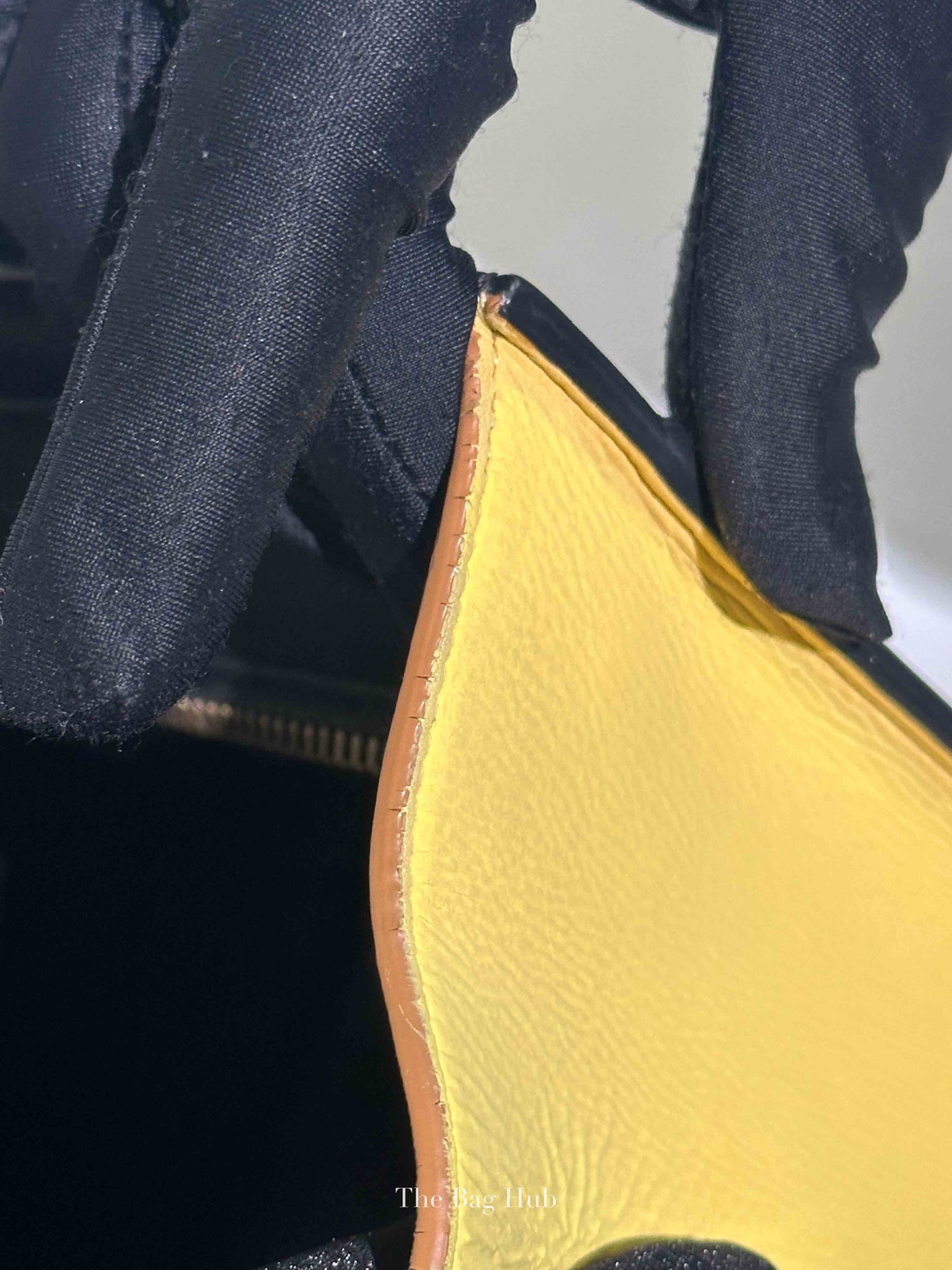 Celine Tri-Color Drummed Calfskin/Suede Micro Luggage Bag