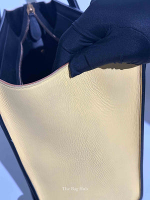 Celine Tri-Color Drummed Calfskin/Suede Micro Luggage Bag